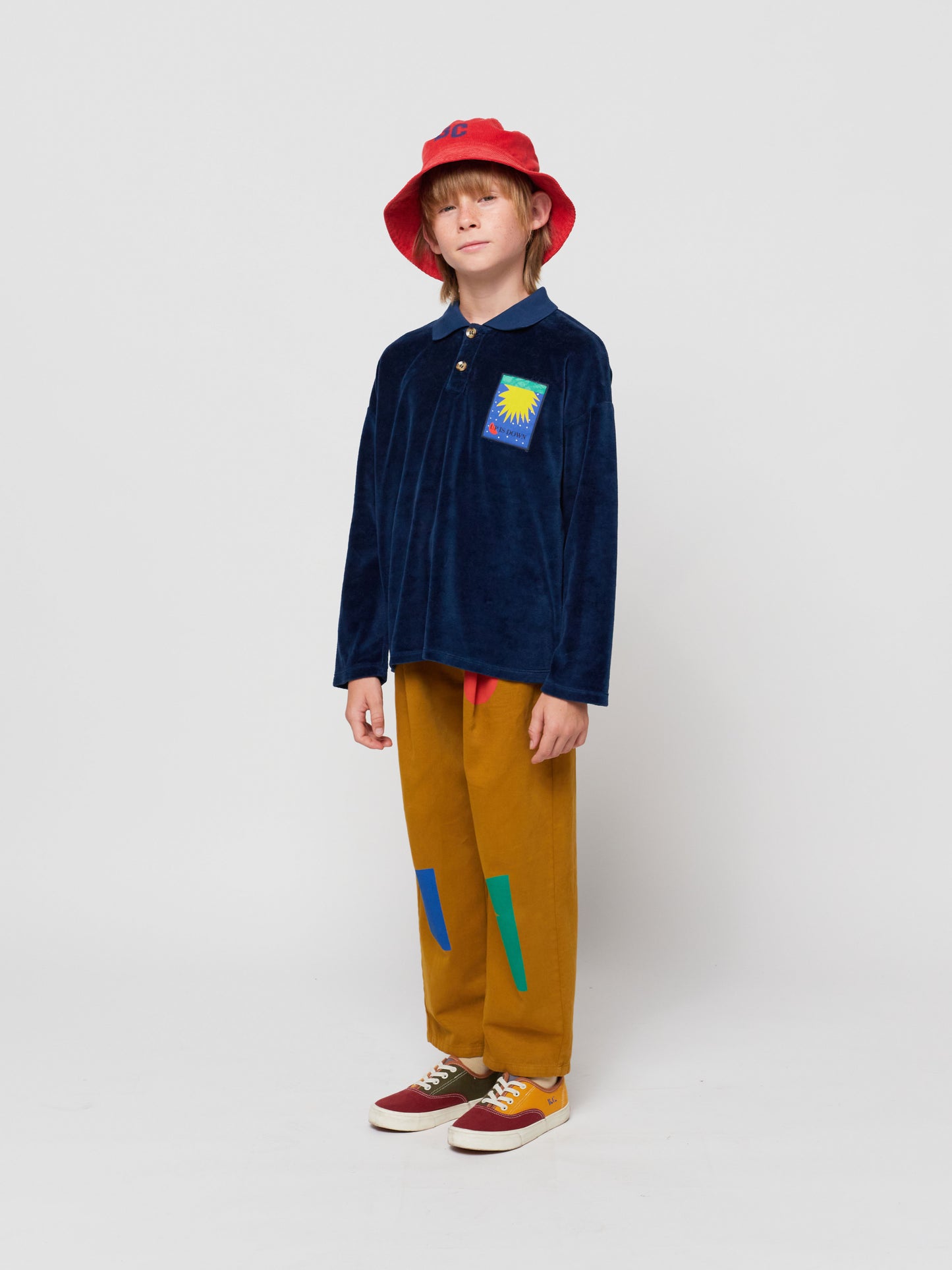 Sunny Night velvet polo
