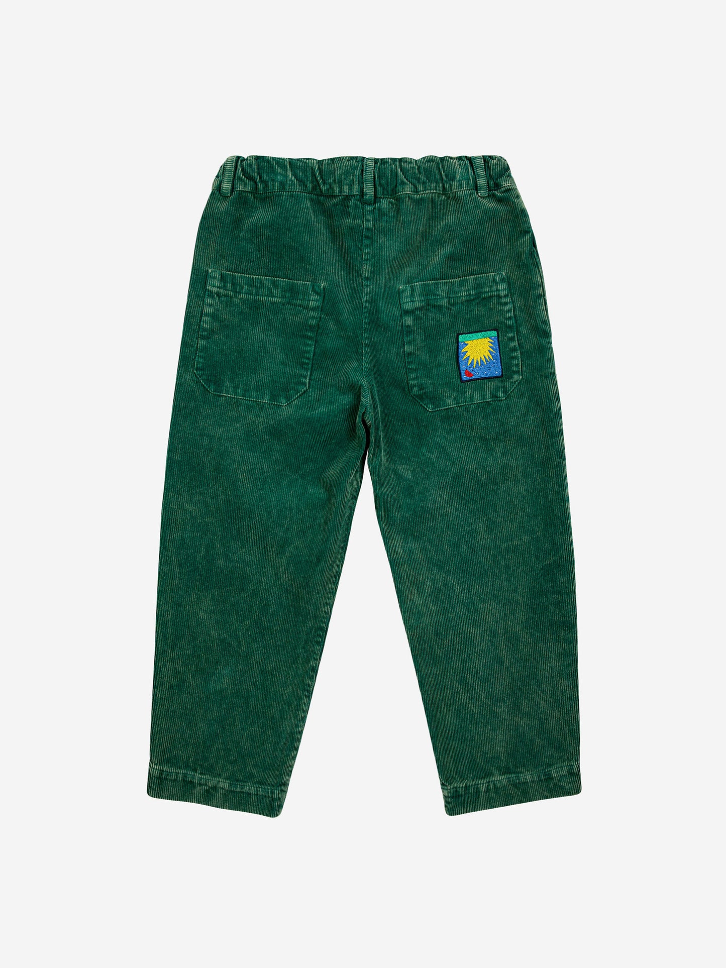 Degradee courduroy baggy trousers