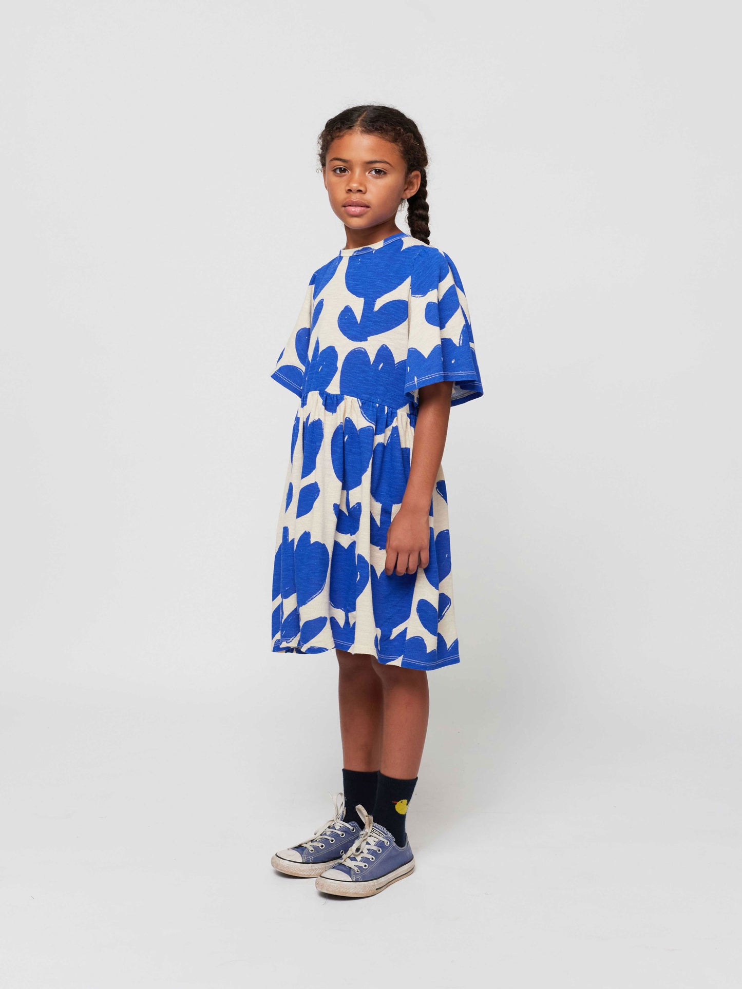 Retro Flowers all over dress