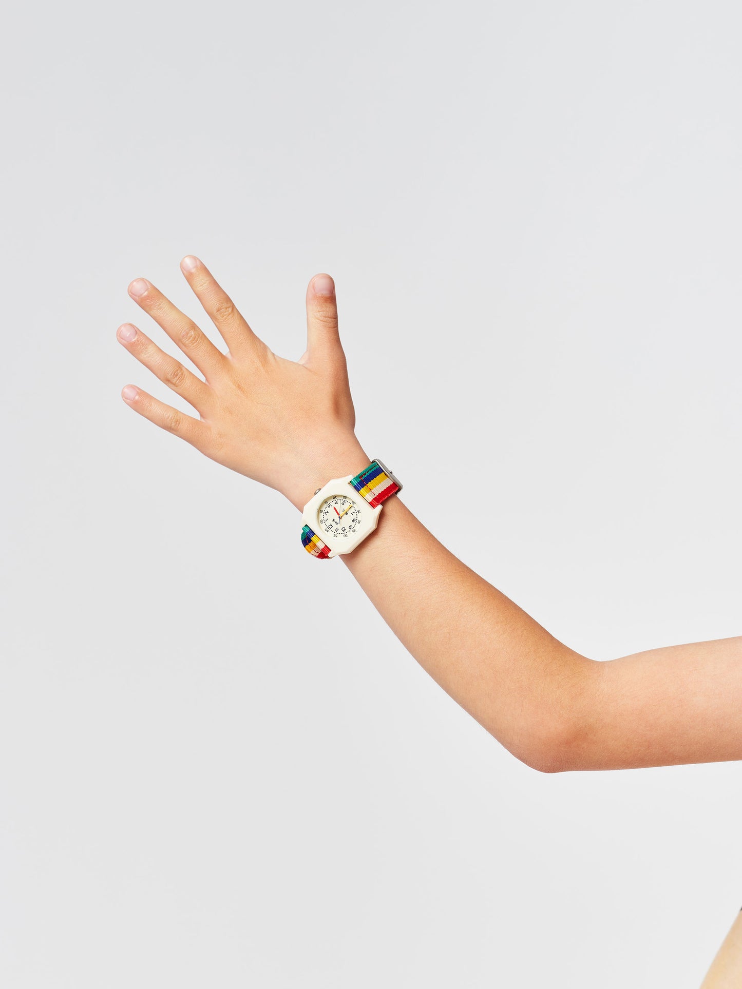 Multicolor stripes Bobo Choses x Mini Kyomo watch