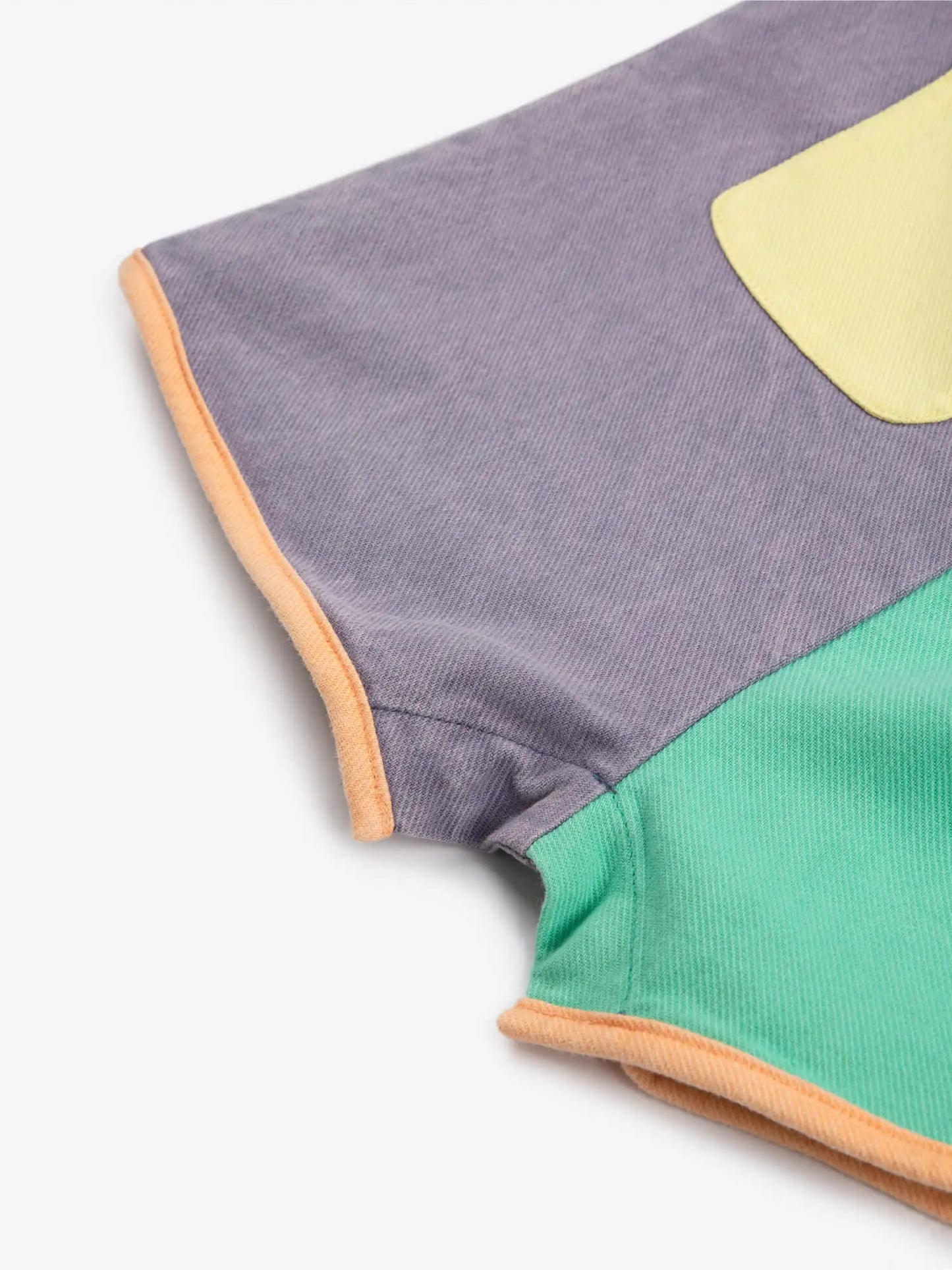 Color block 우븐 플레이수트