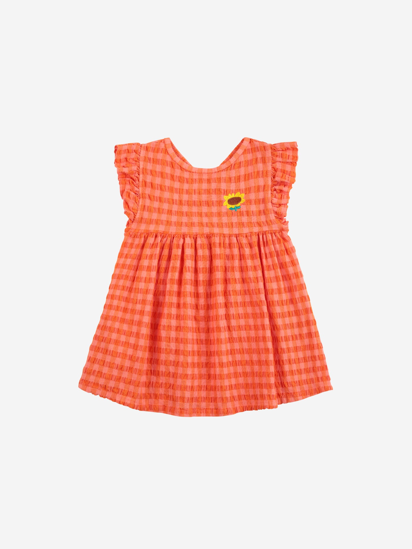 Vichy woven coral set