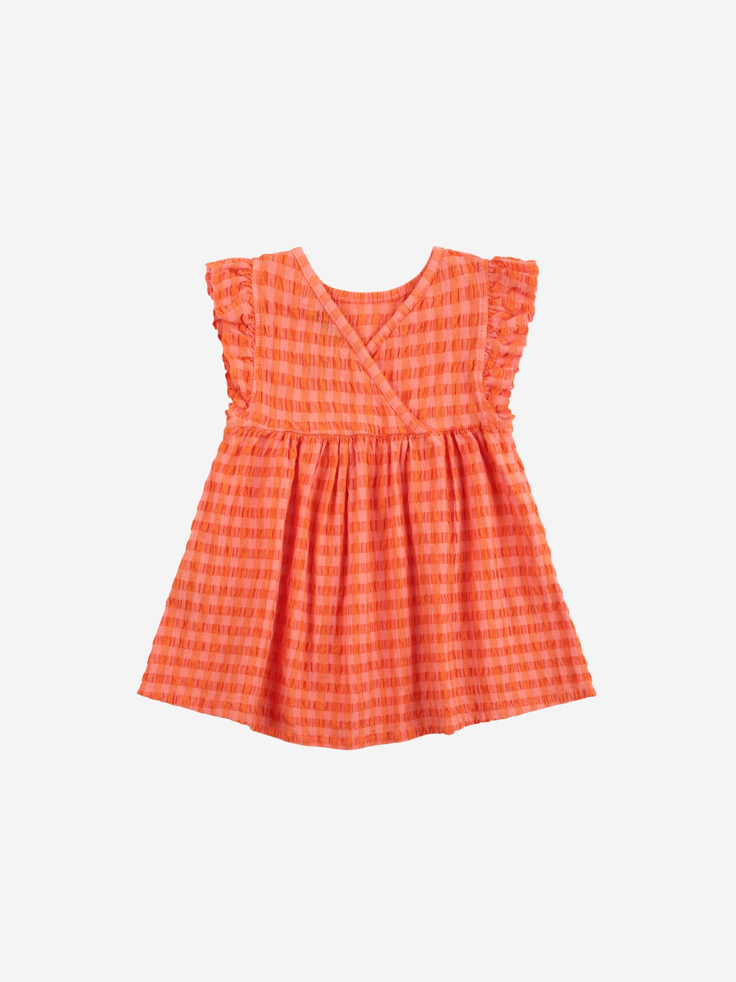 Vichy woven coral set