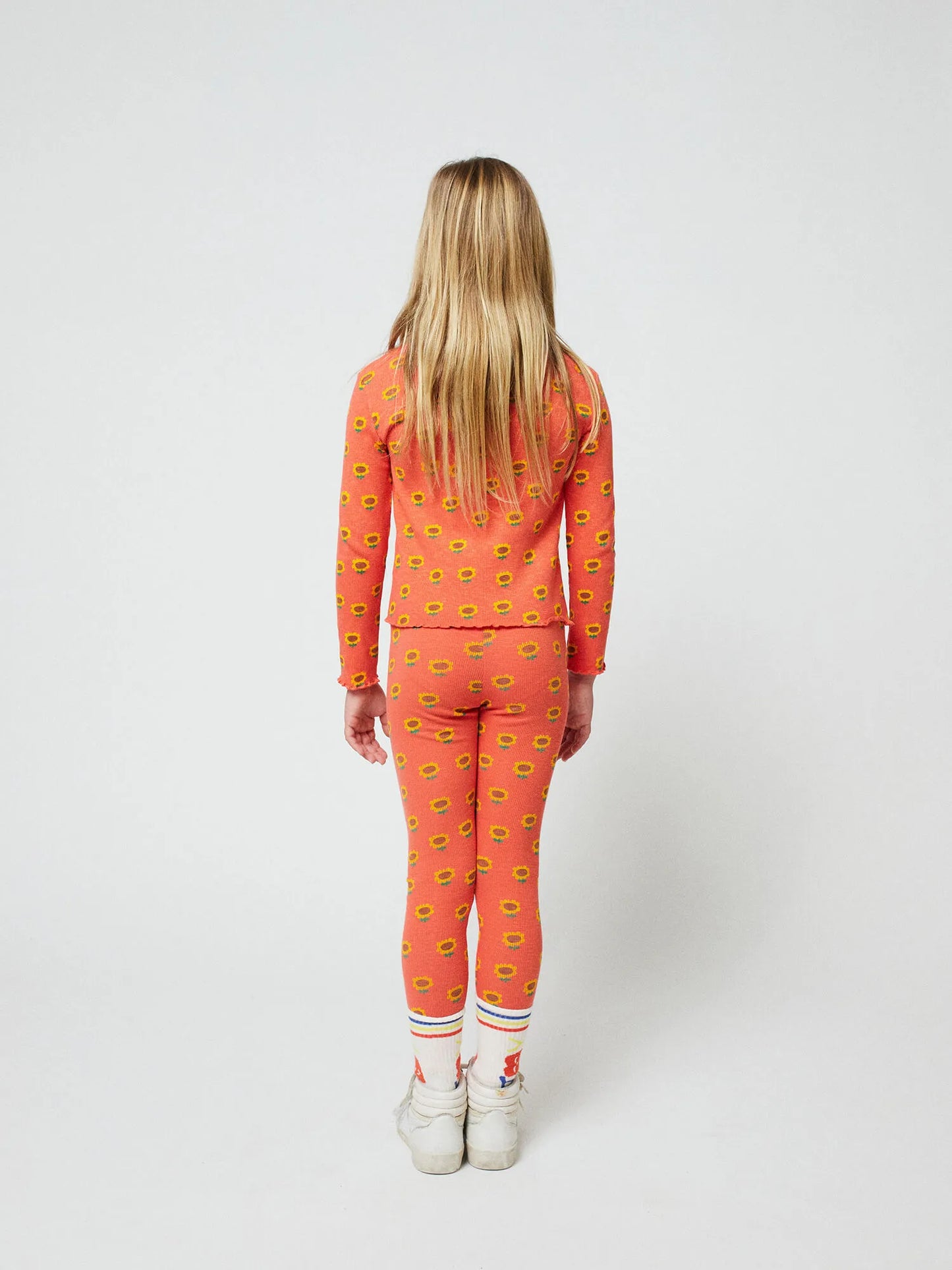 Sunflower all over turtleneck T-shirt