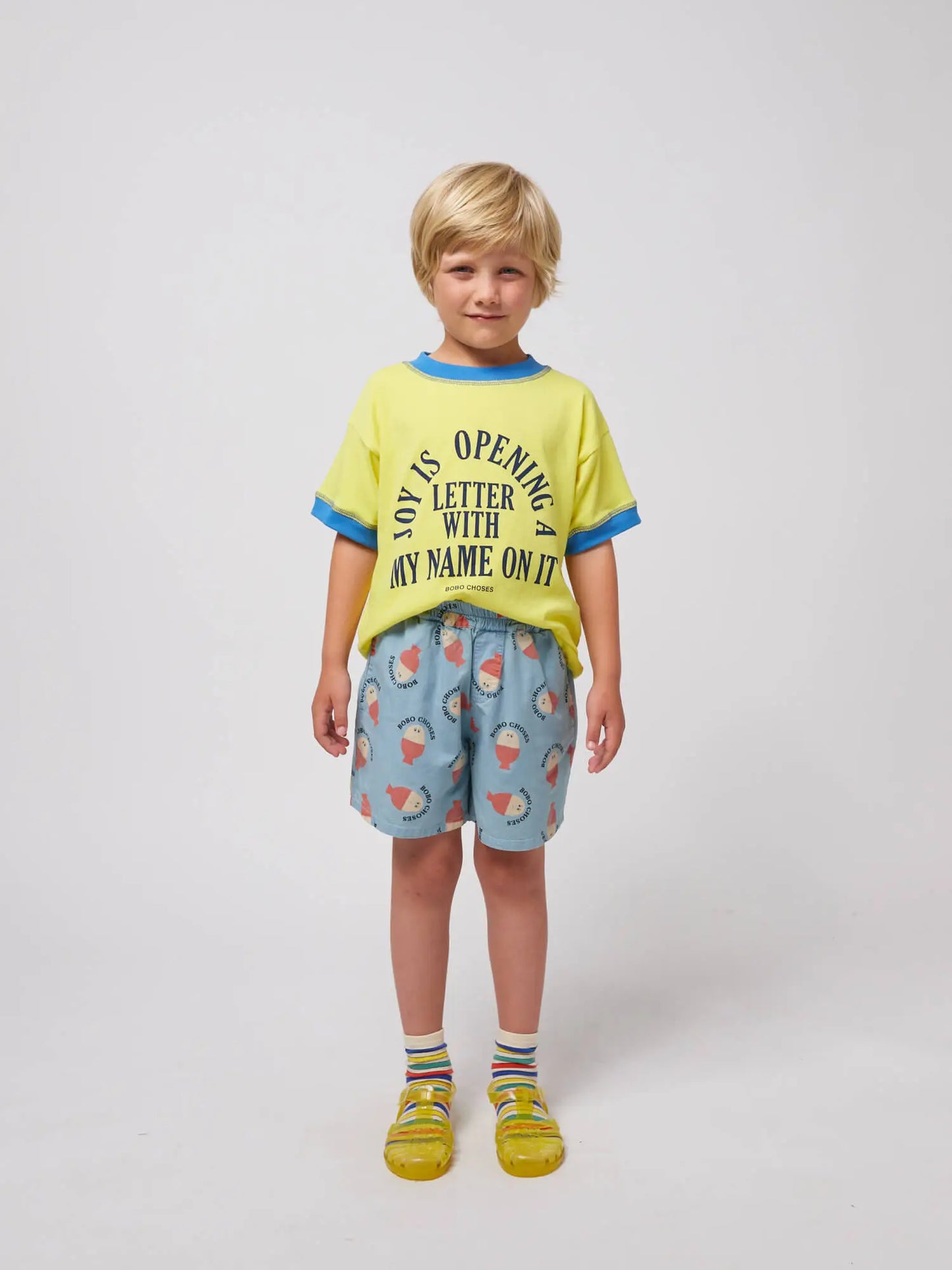 Bermuda en toile all-over Morning Egg