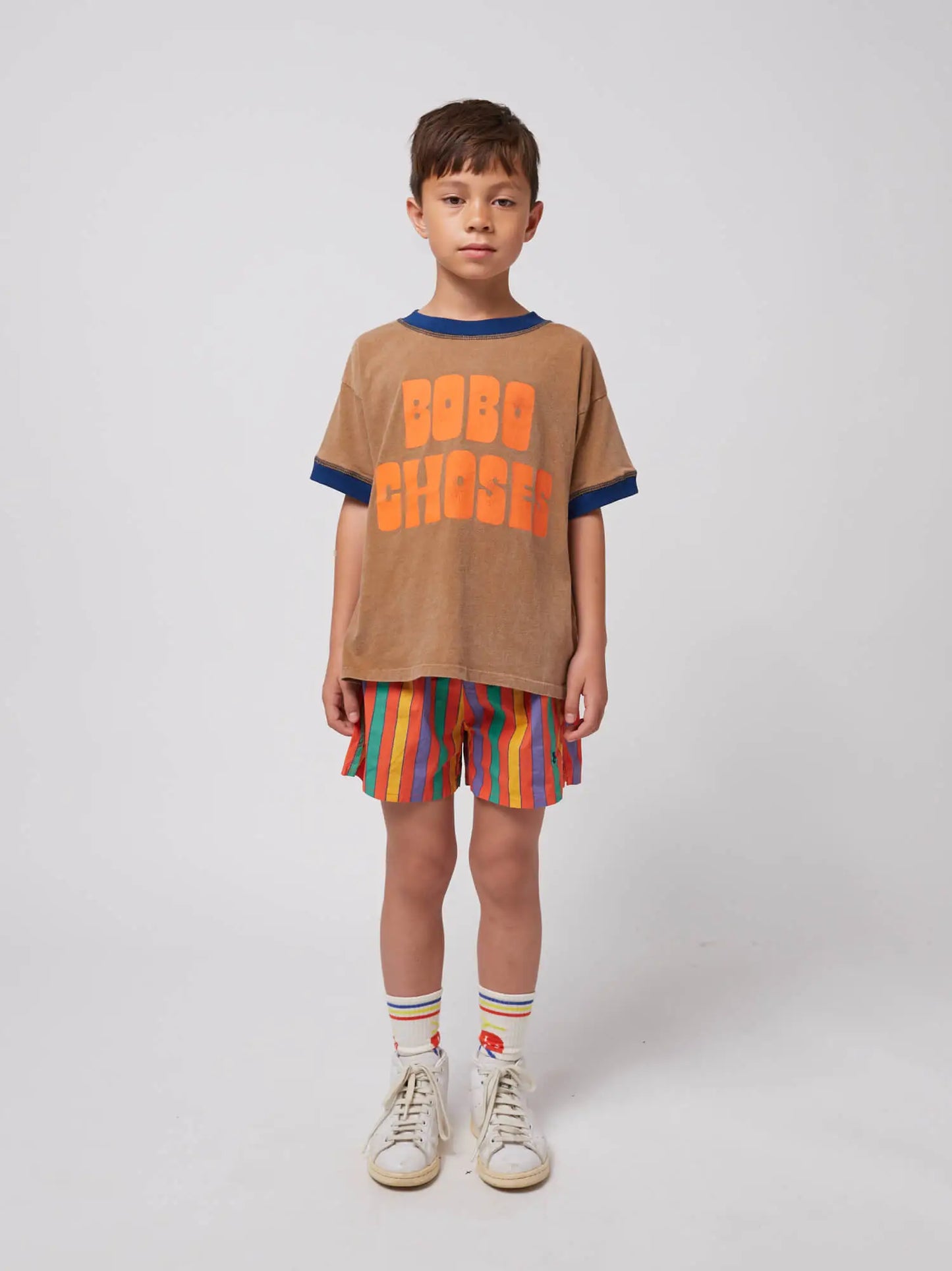Short en toile Multicolor Stripes