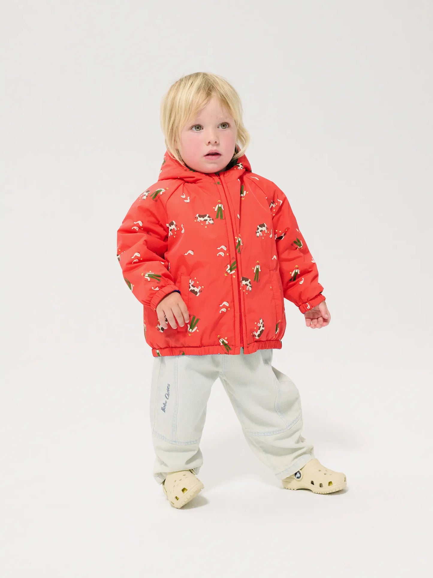 Farm Adventure all over reversible anorak