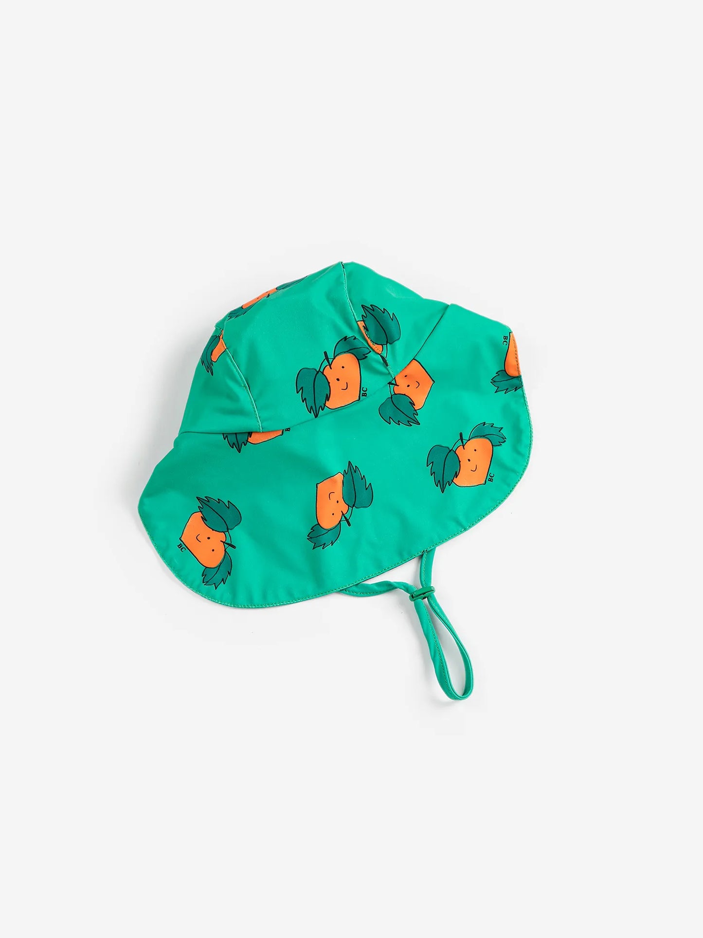 Tangerine all over swim cap