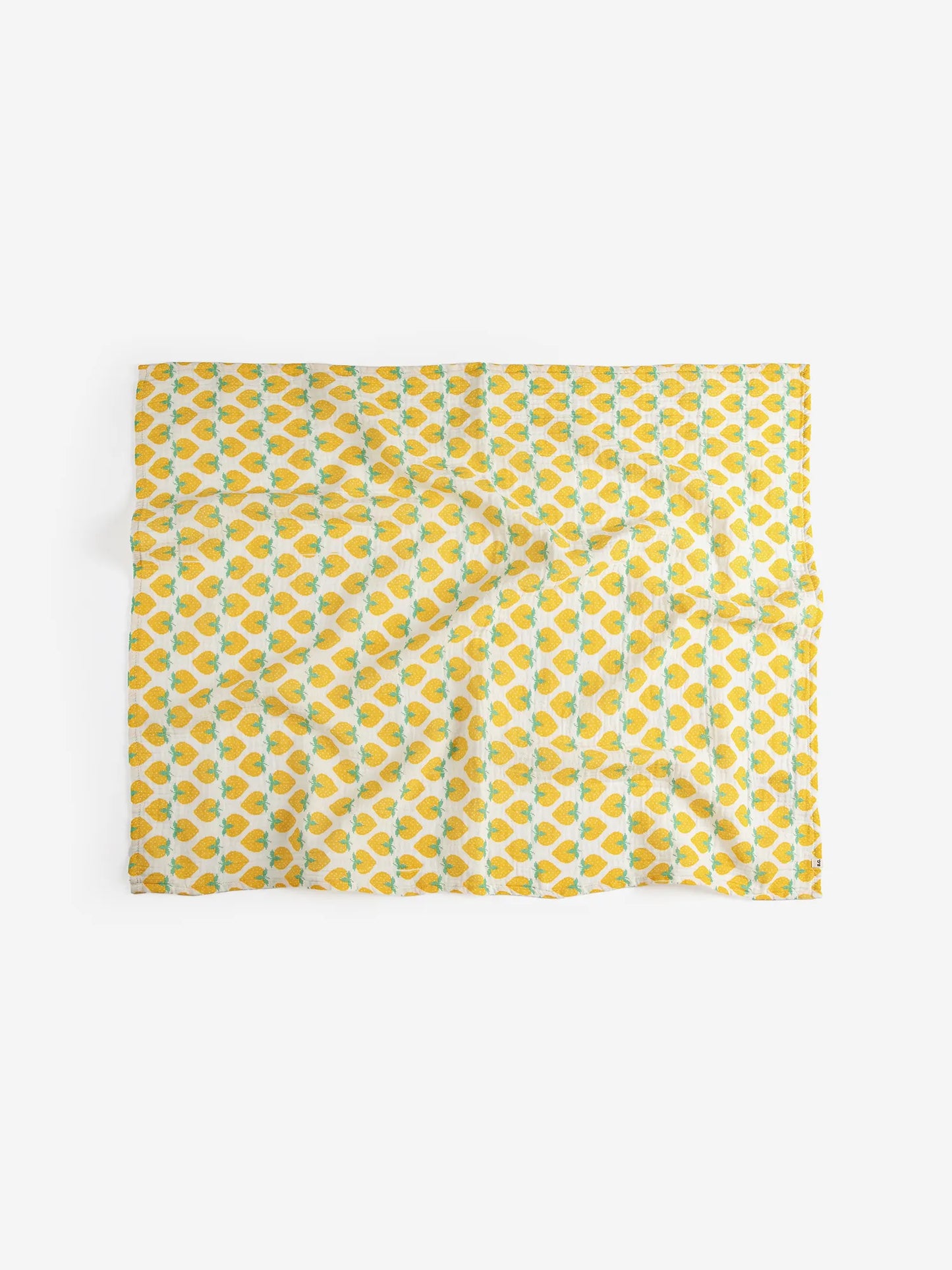 Strawberry all over muslin cloth