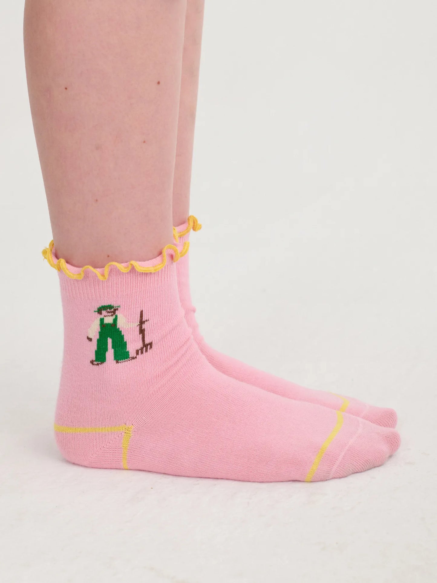 Farm Adventure ruffled short socks