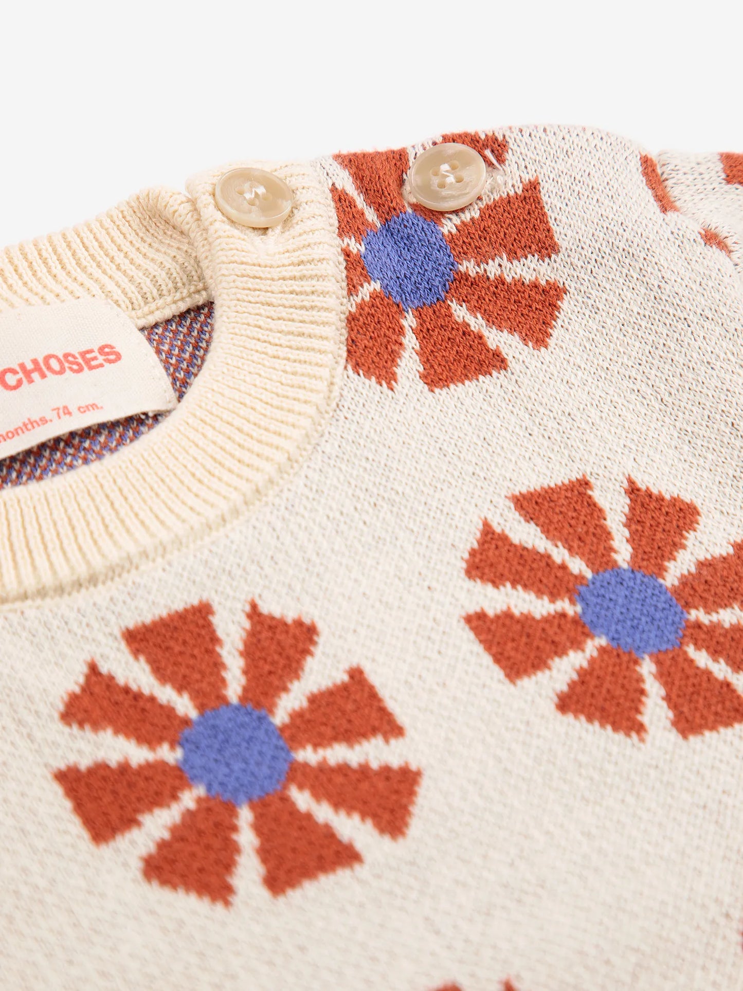 Kaleidoscope all over jacquard jumper