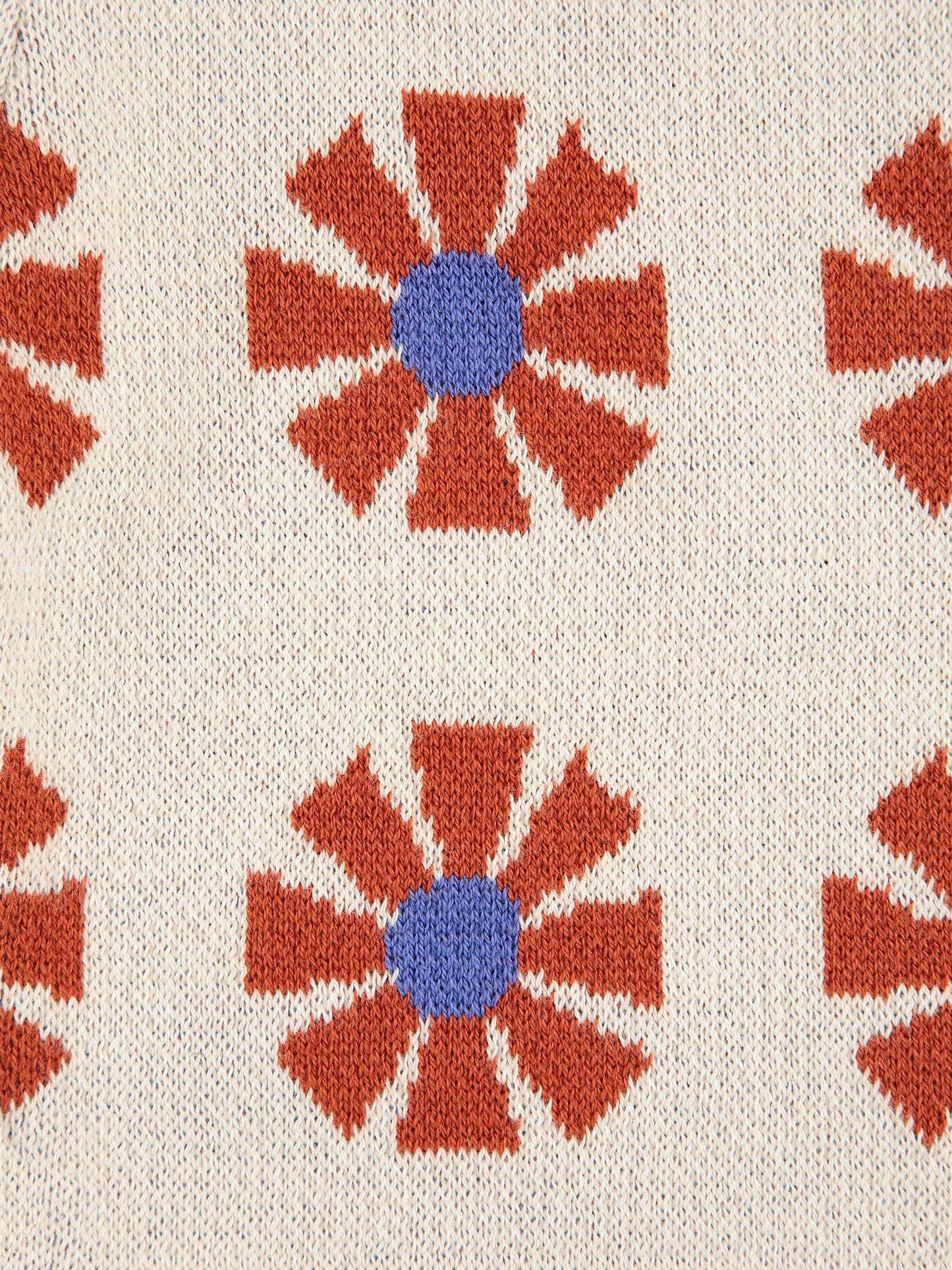 Kaleidoscope all over jacquard knitted pants