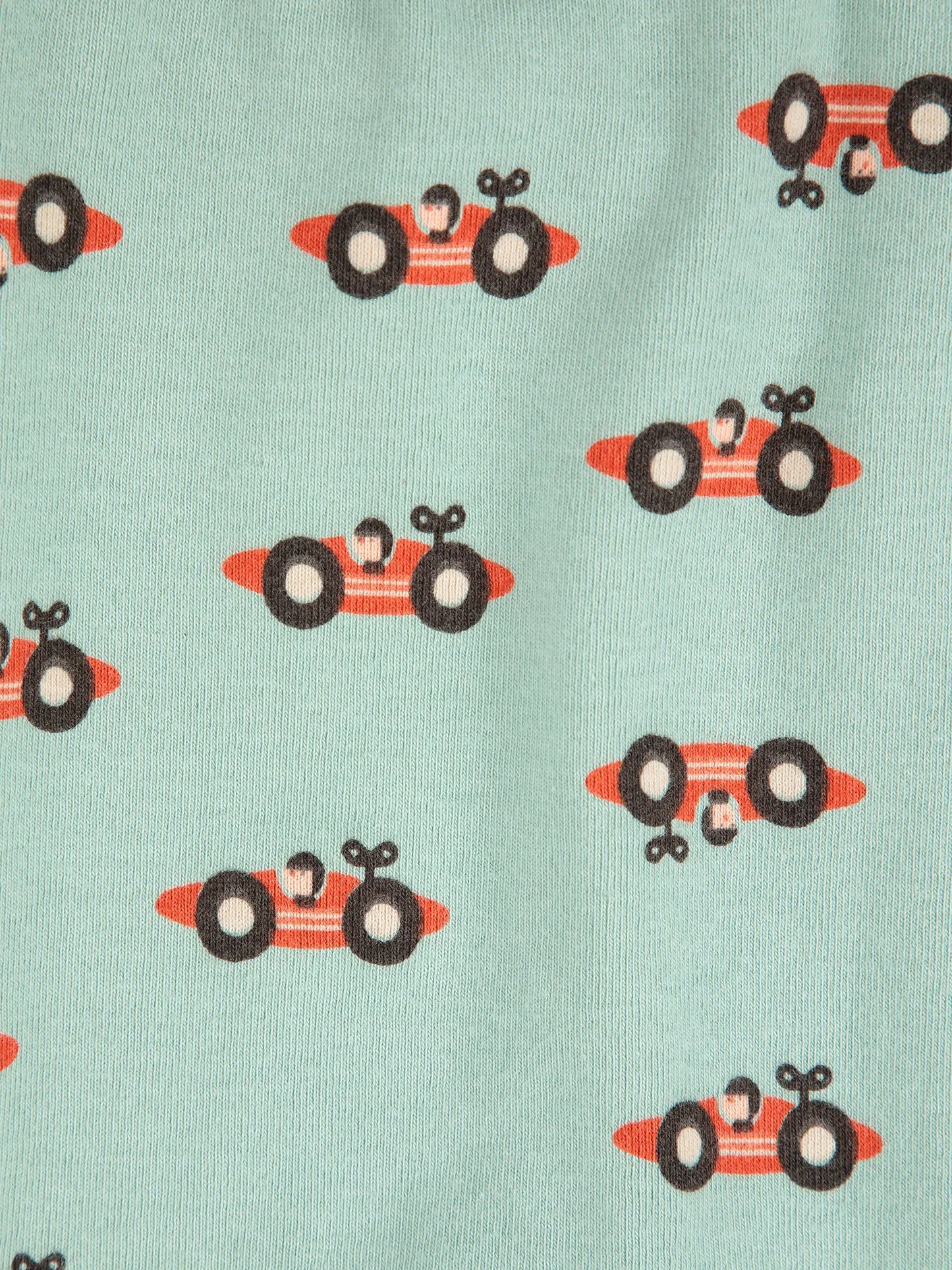 Leggings mit Fuß Race Car Allover