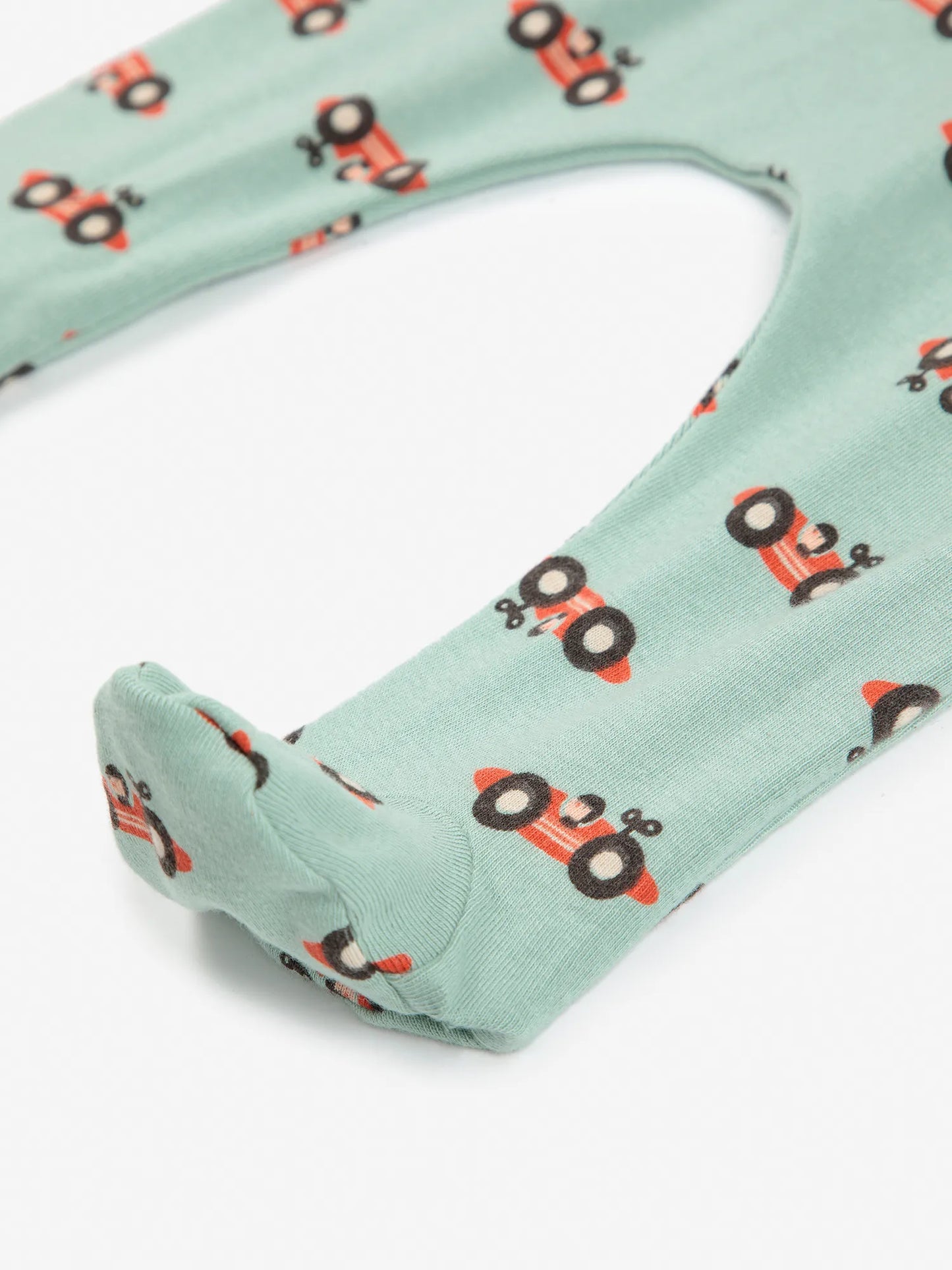 Leggings mit Fuß Race Car Allover