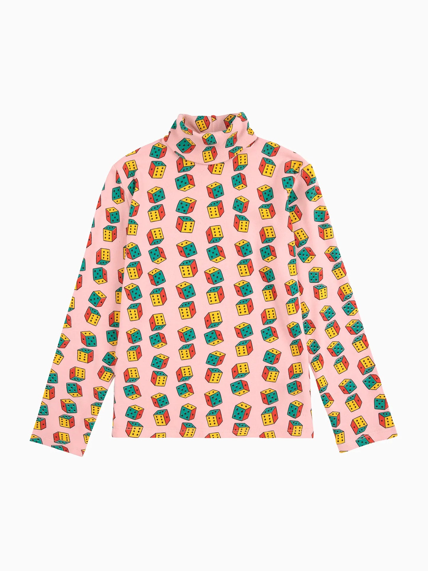 T-shirt col montant all-over Dices
