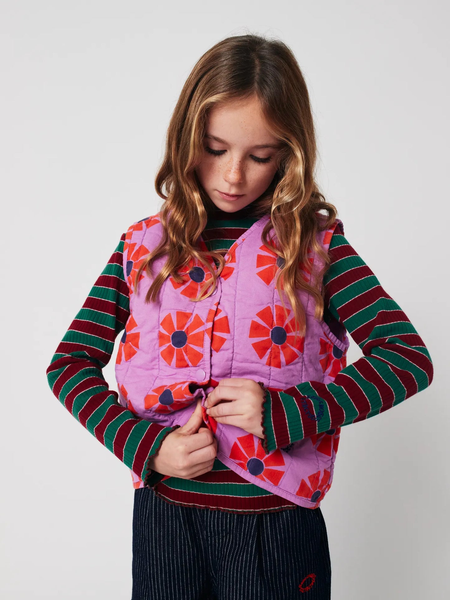 Armilla de teixit enconxat estampat Kaleidoscope