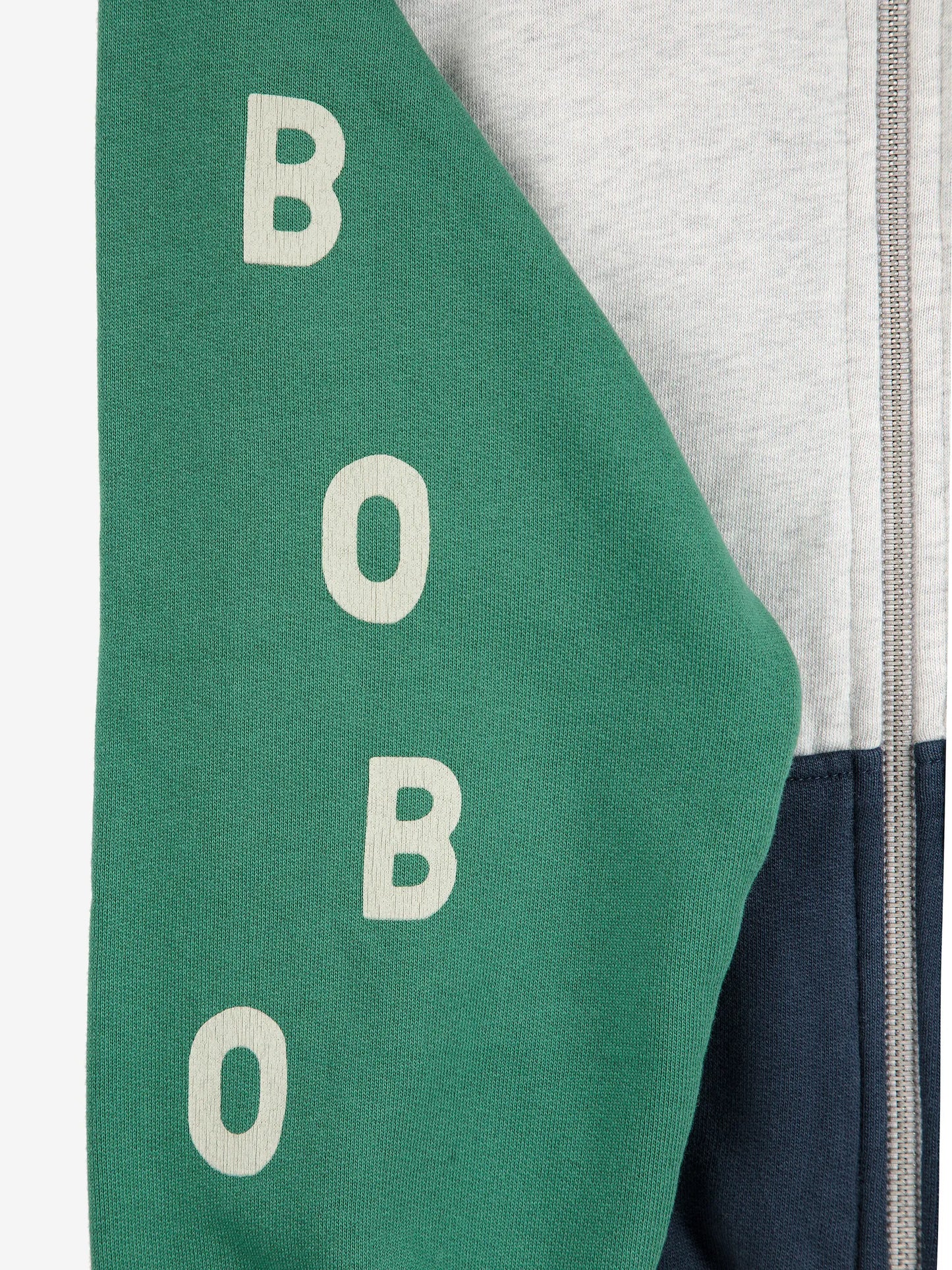 Bobo Choses color block zipped sweatshirt