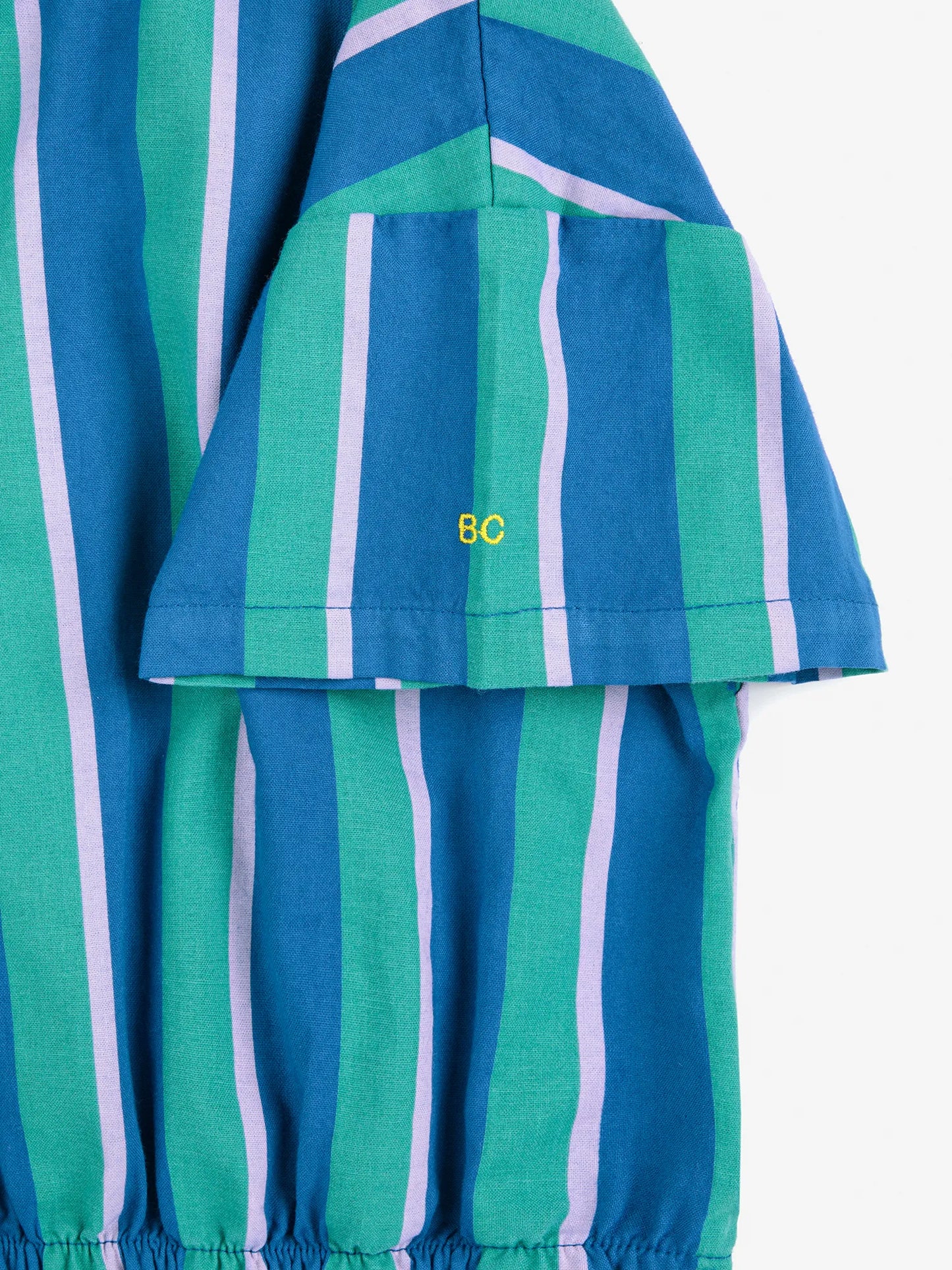 Chemise courte rayée