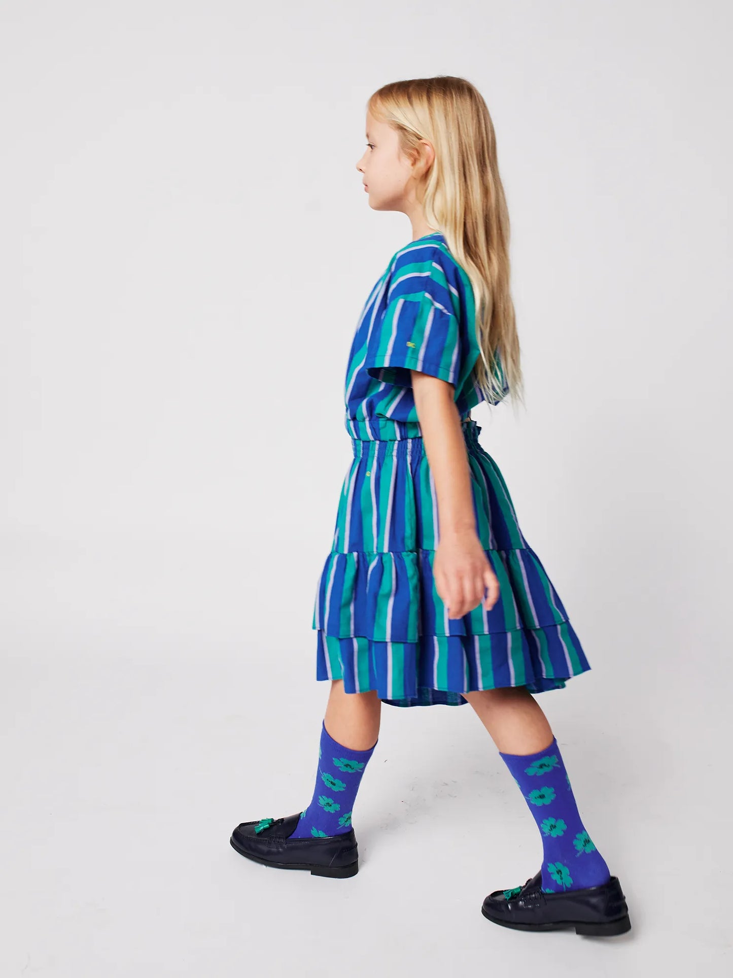 Chemise courte rayée