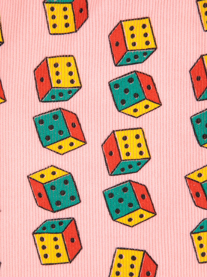 Dices all over micro corduroy pants