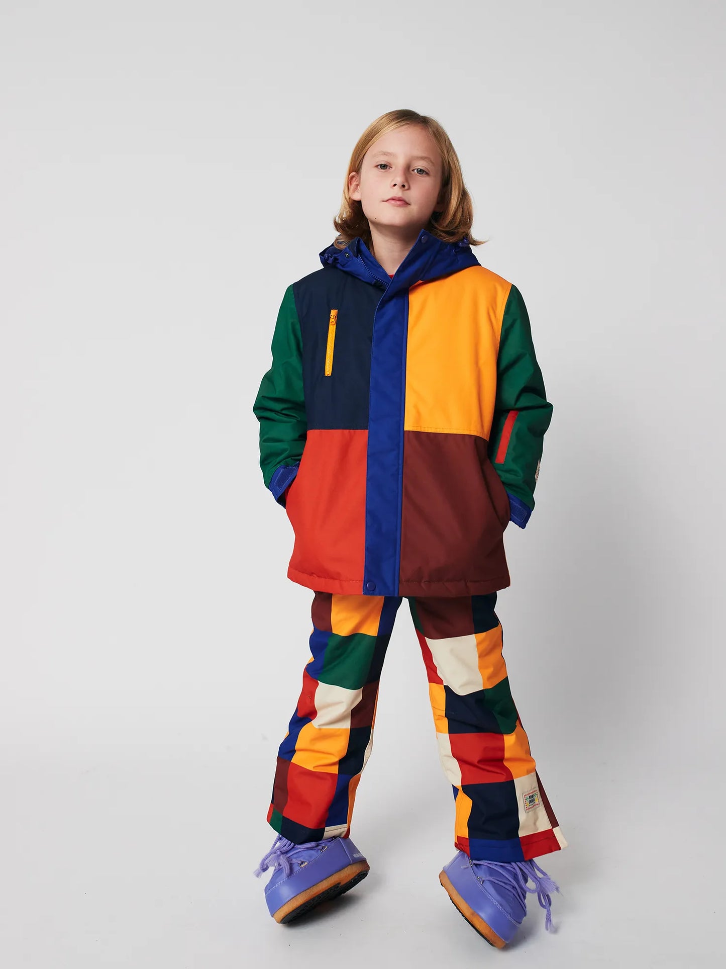 Multicolor Tiles ski pants