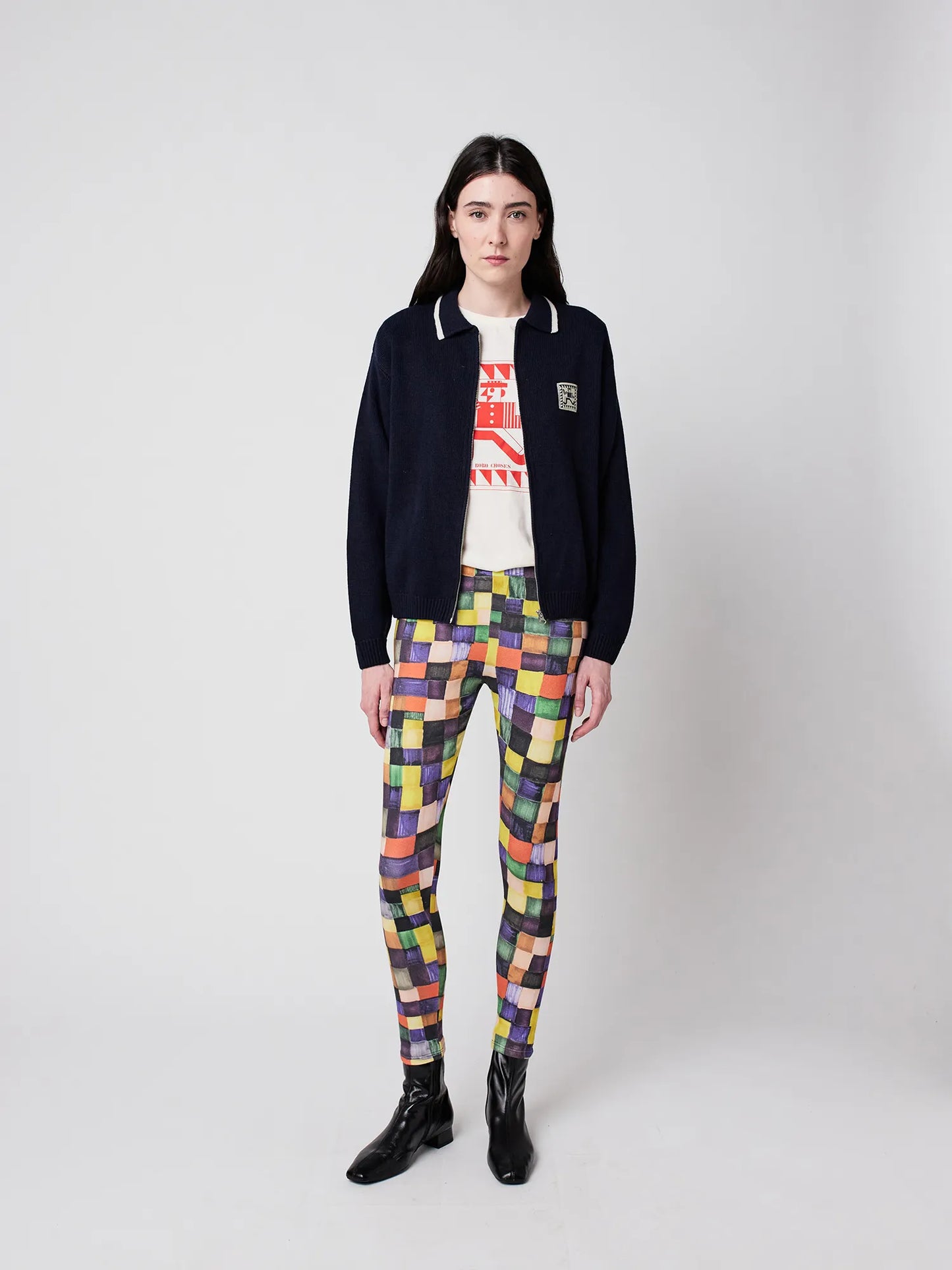 Mr Pencil zipped cardigan