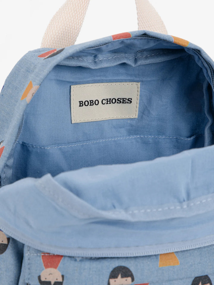 Game Pawns all over soft backpack