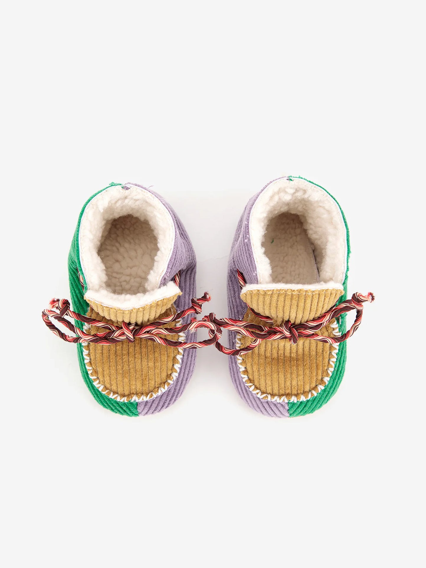 Multicolor booties