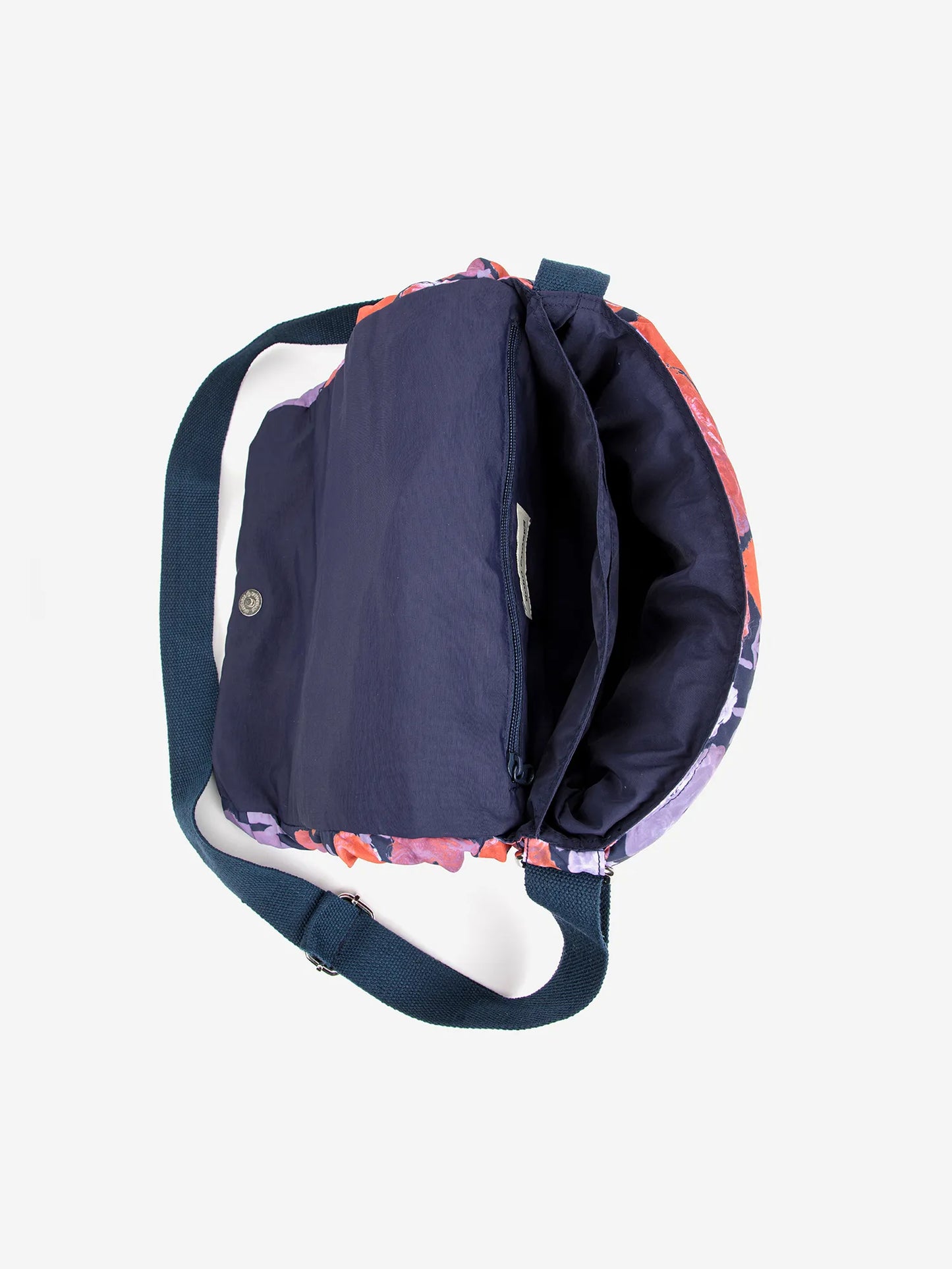 Dahlia pattern crossbody bag