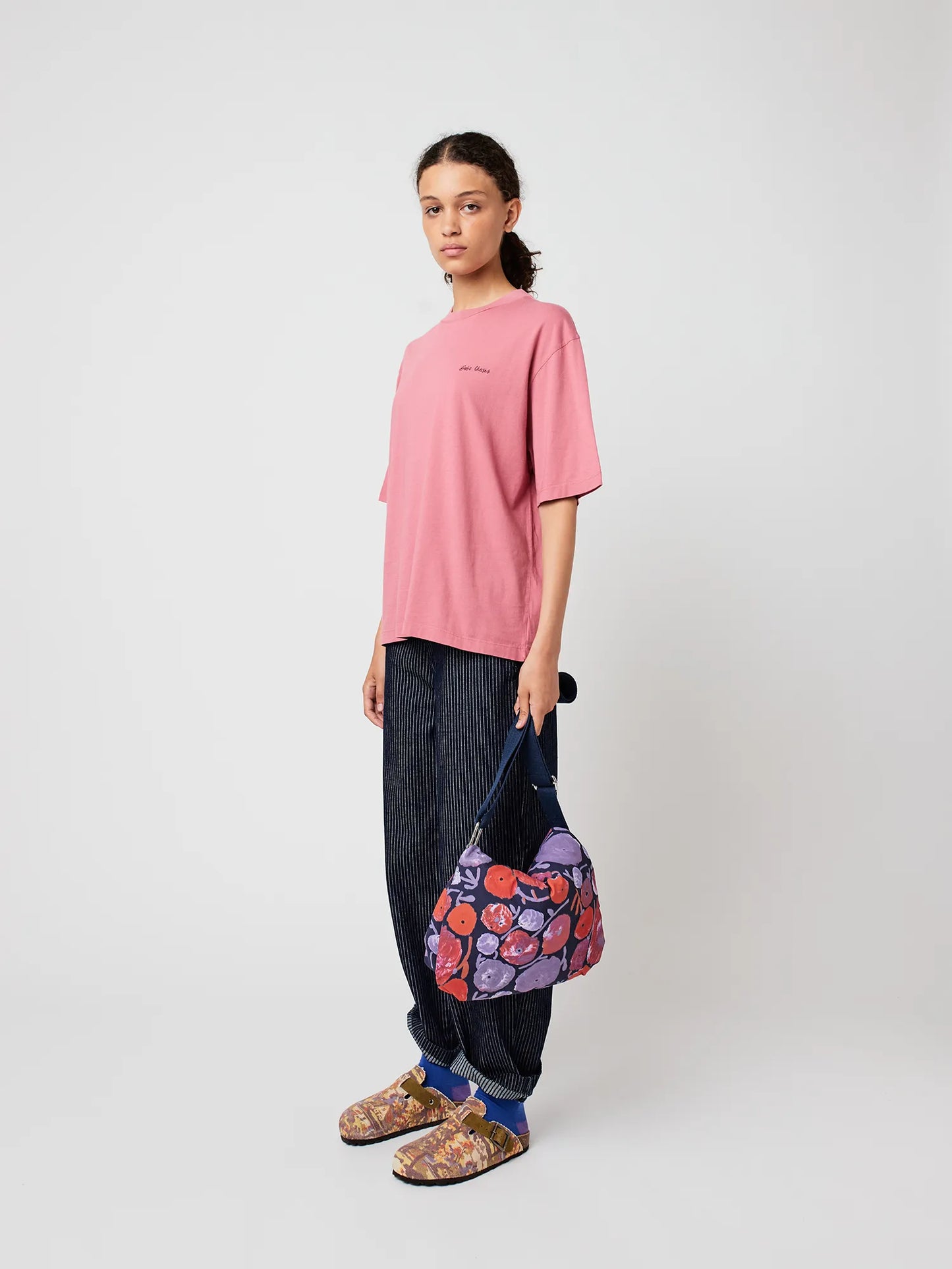 Dahlia pattern crossbody bag