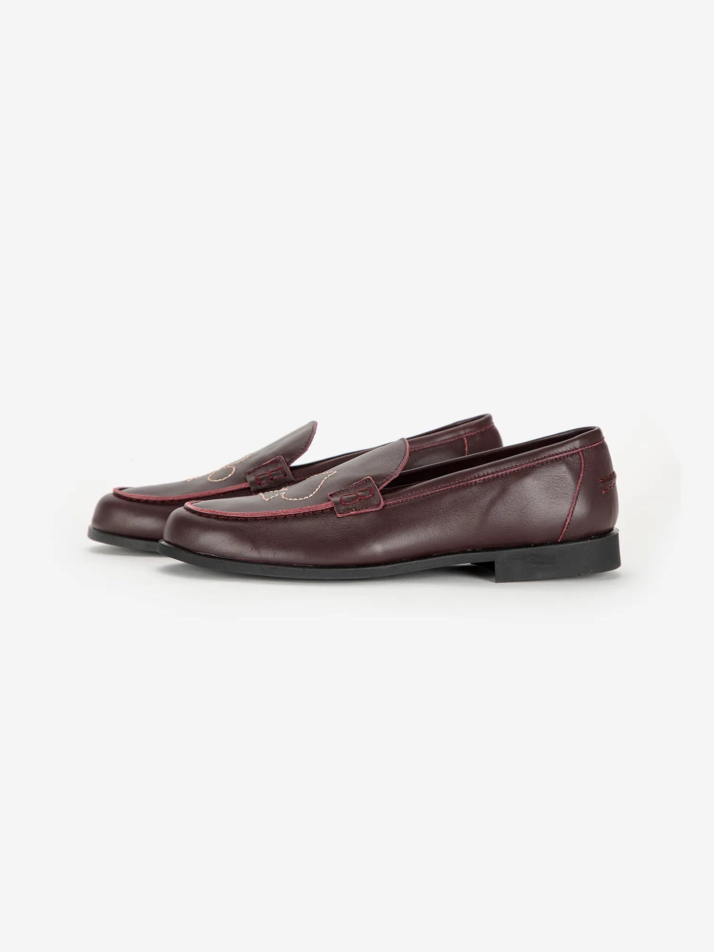 Embroidered loafers