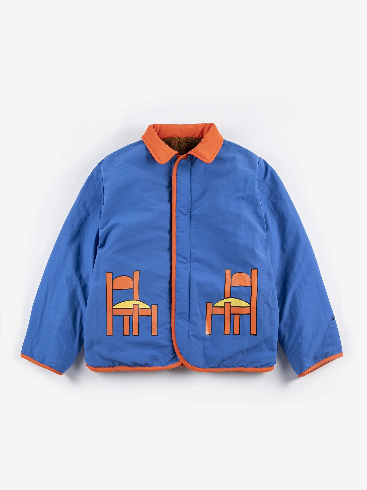 Chair reversible sheepskin jacket