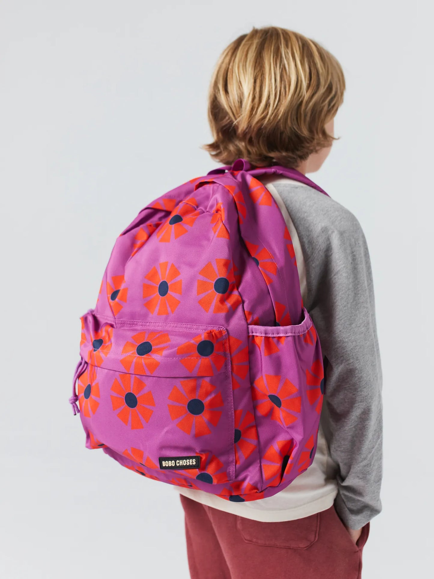 Kaleidoscope all over school bag
