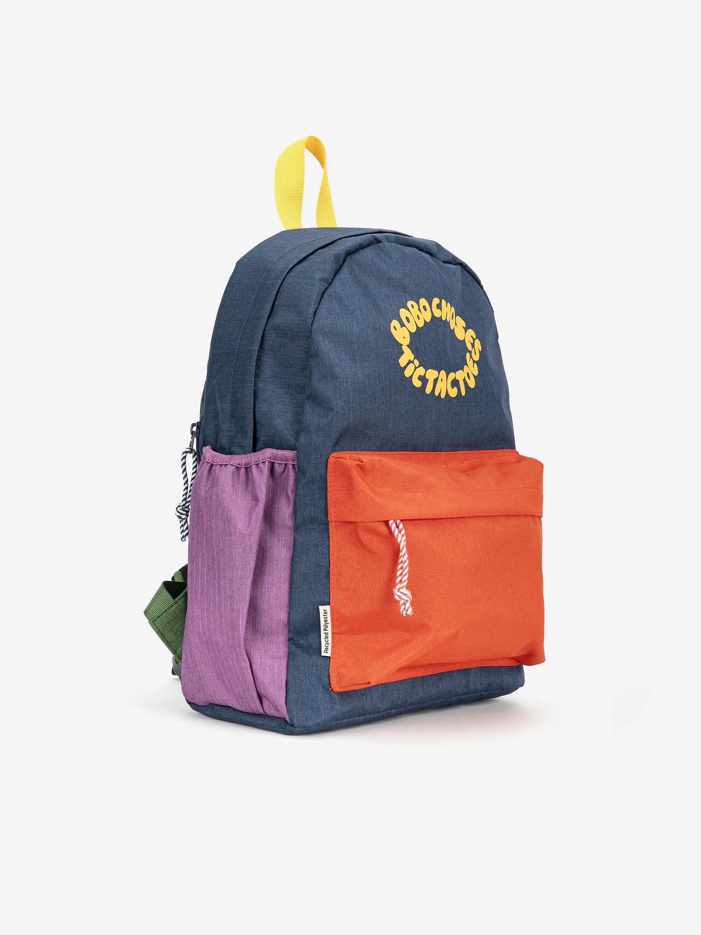 Tic Tac Toe color block school bag