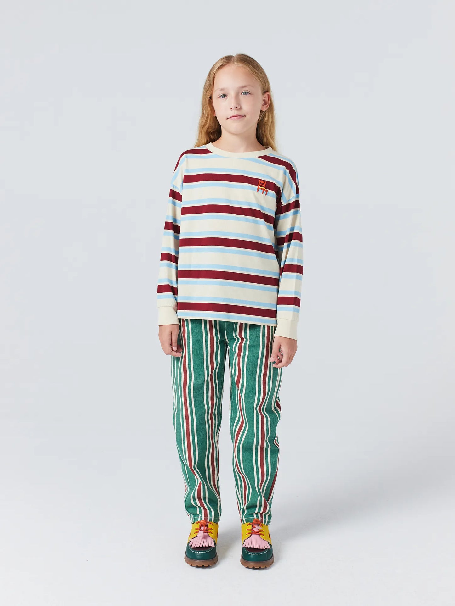 Stripes all over pants