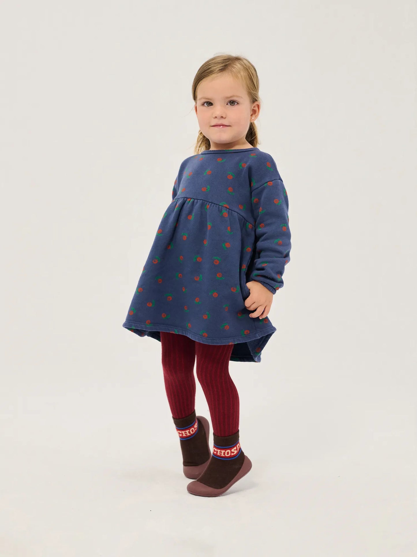 Vestit estampat de folre polar Stamp Bloom