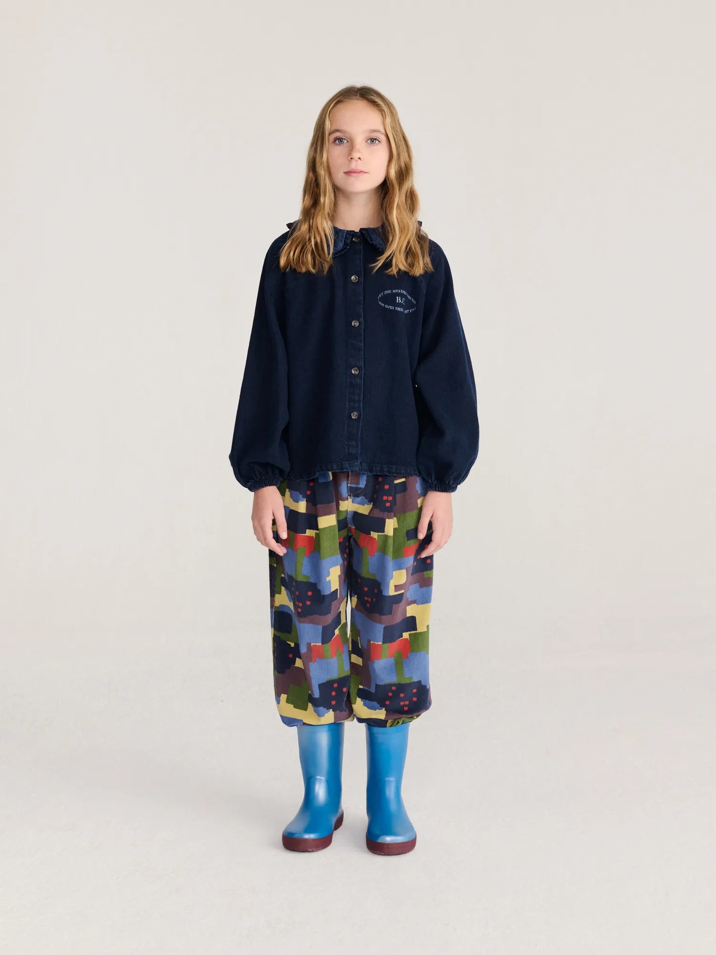 Paint Forest all over corduroy pants