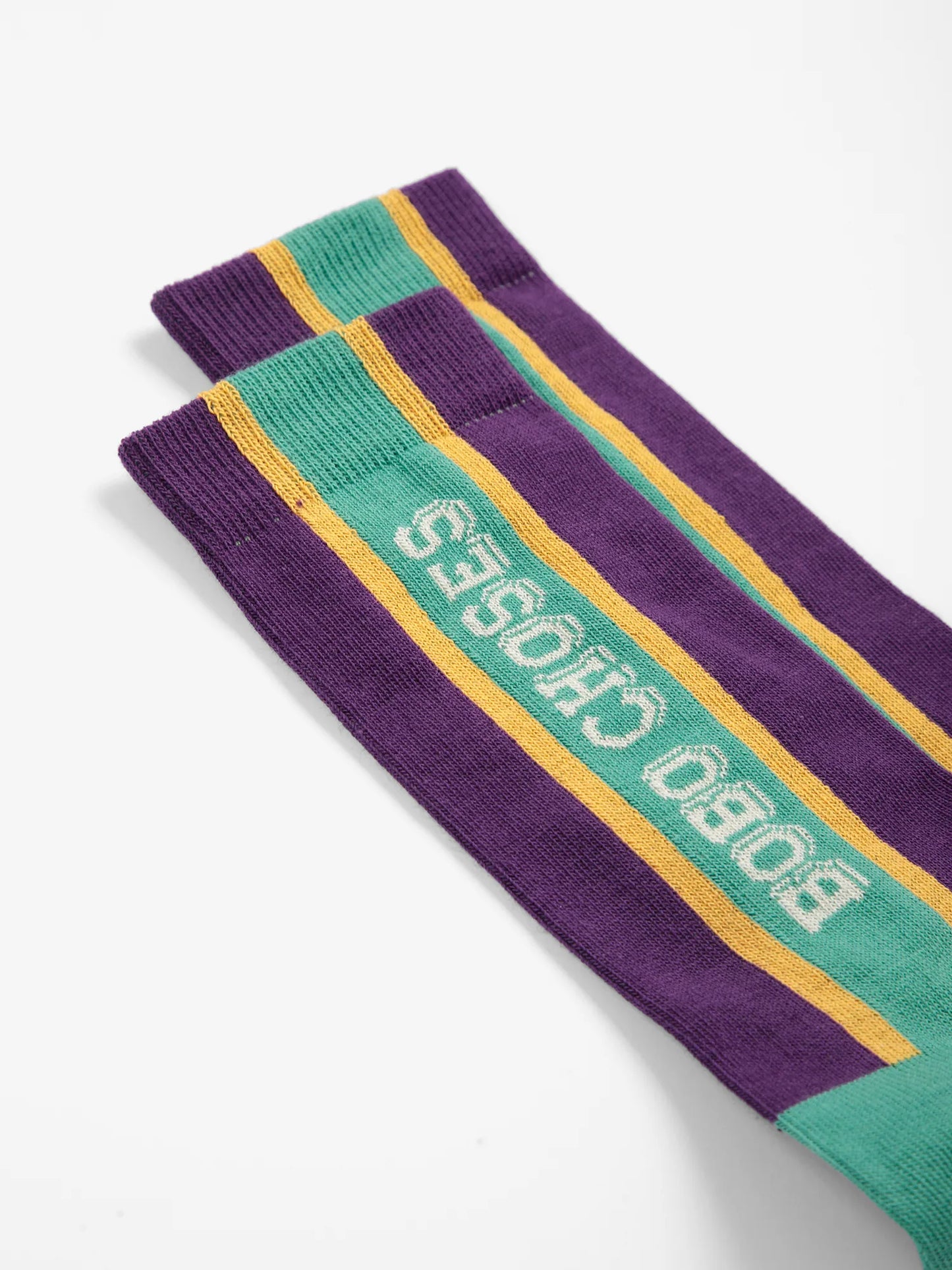 Extralange Socken Bobo Embossed Grün