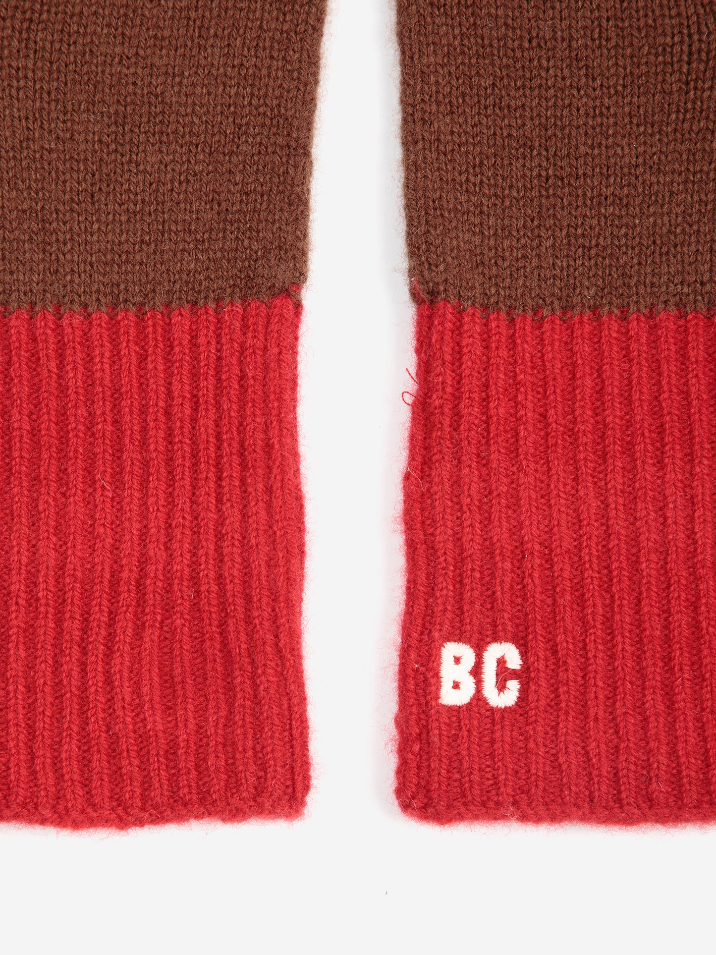 Merino wool knitted gloves