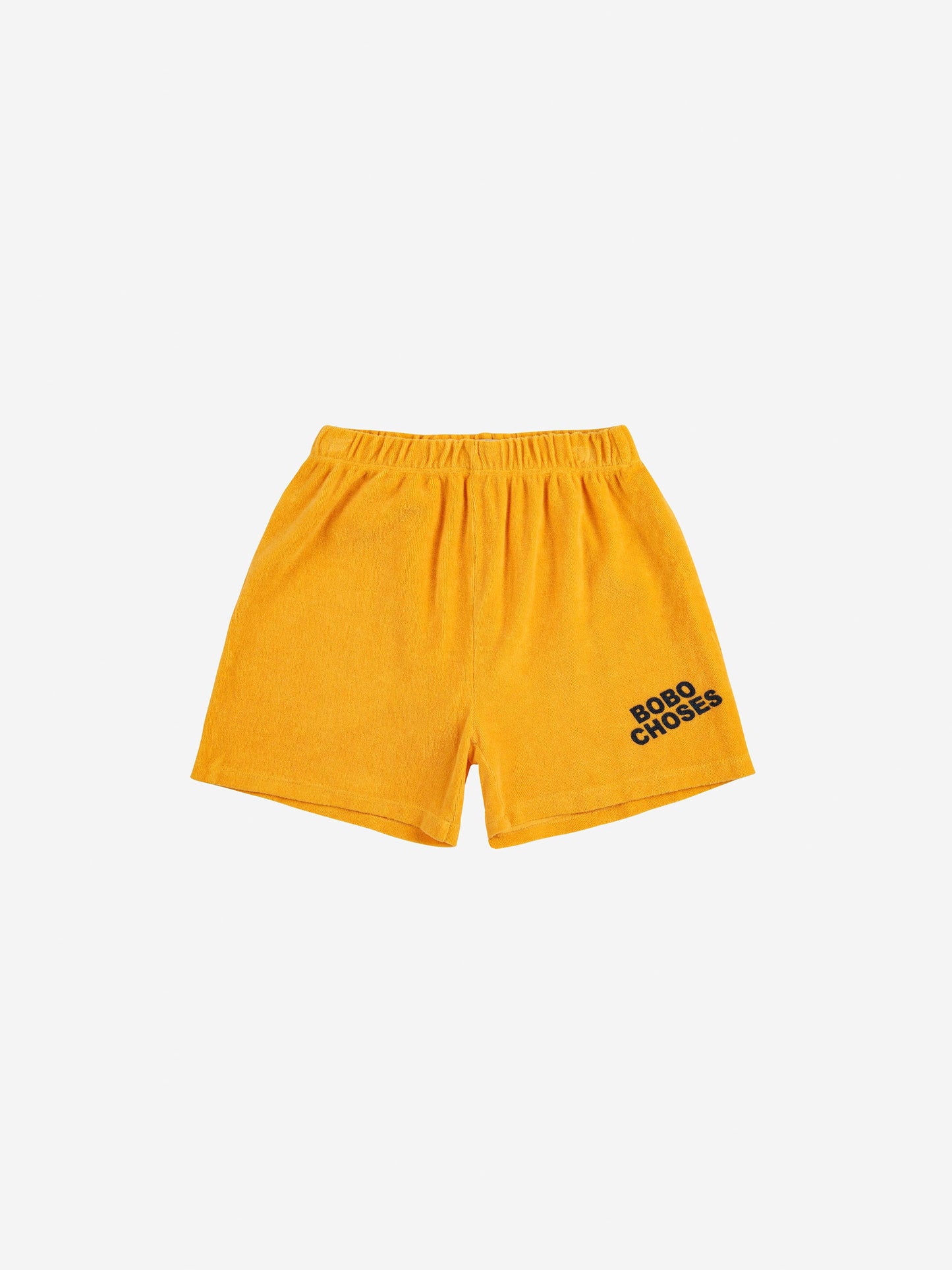 Bobo Choses yellow terry shorts