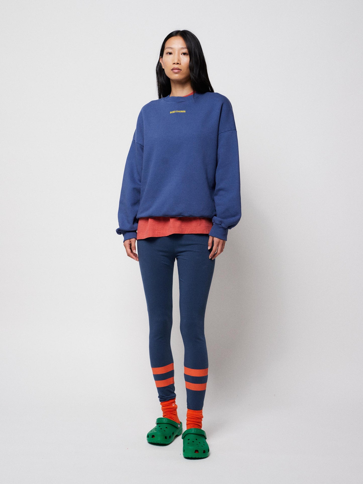 Gestreifte Leggings