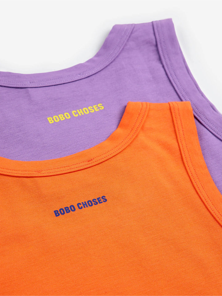 Conjunto de camisetas sin mangas Have Fun Face
