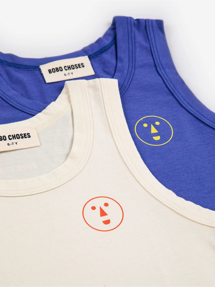 Conjunto de camisetas sin mangas Have Fun Face