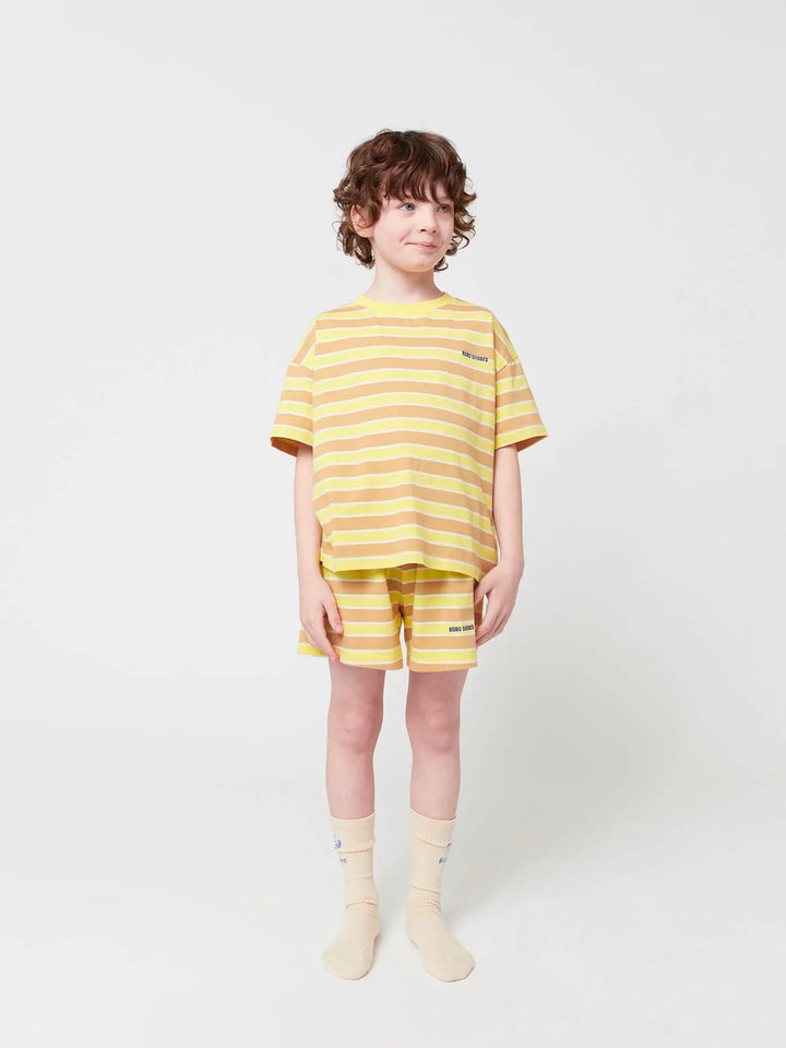 Conjunto de loungewear Bobo Choses Yellow Stripes