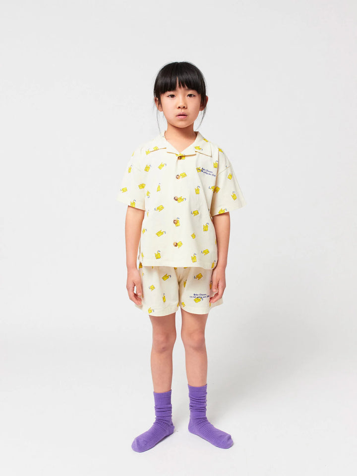 Conjunto de loungewear estampado Yellow Elephant