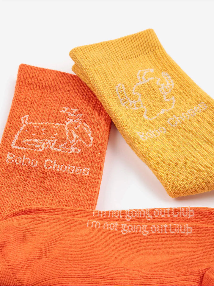 Pack de calcetines largos Happy Worm & Lazy Dog
