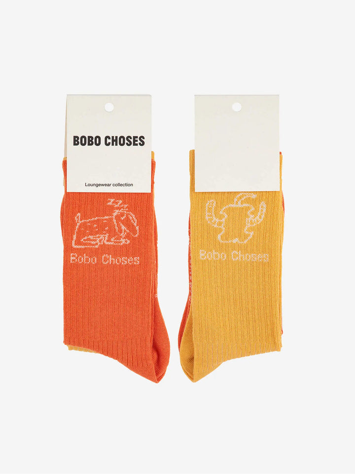 Pack de calcetines largos Happy Worm & Lazy Dog