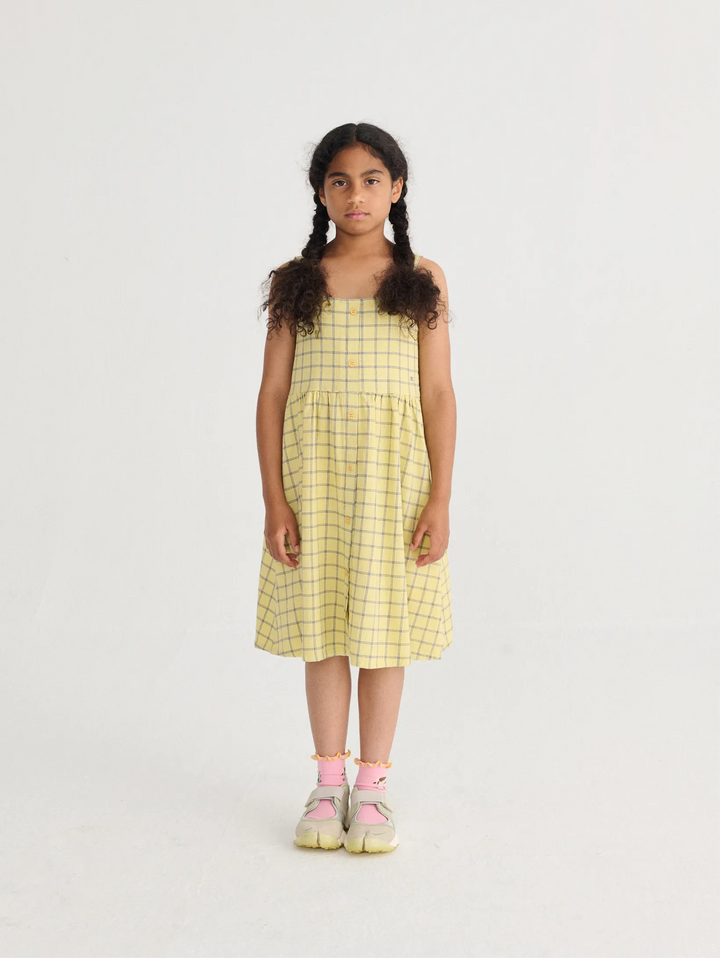 Spicy Window Pane woven dress