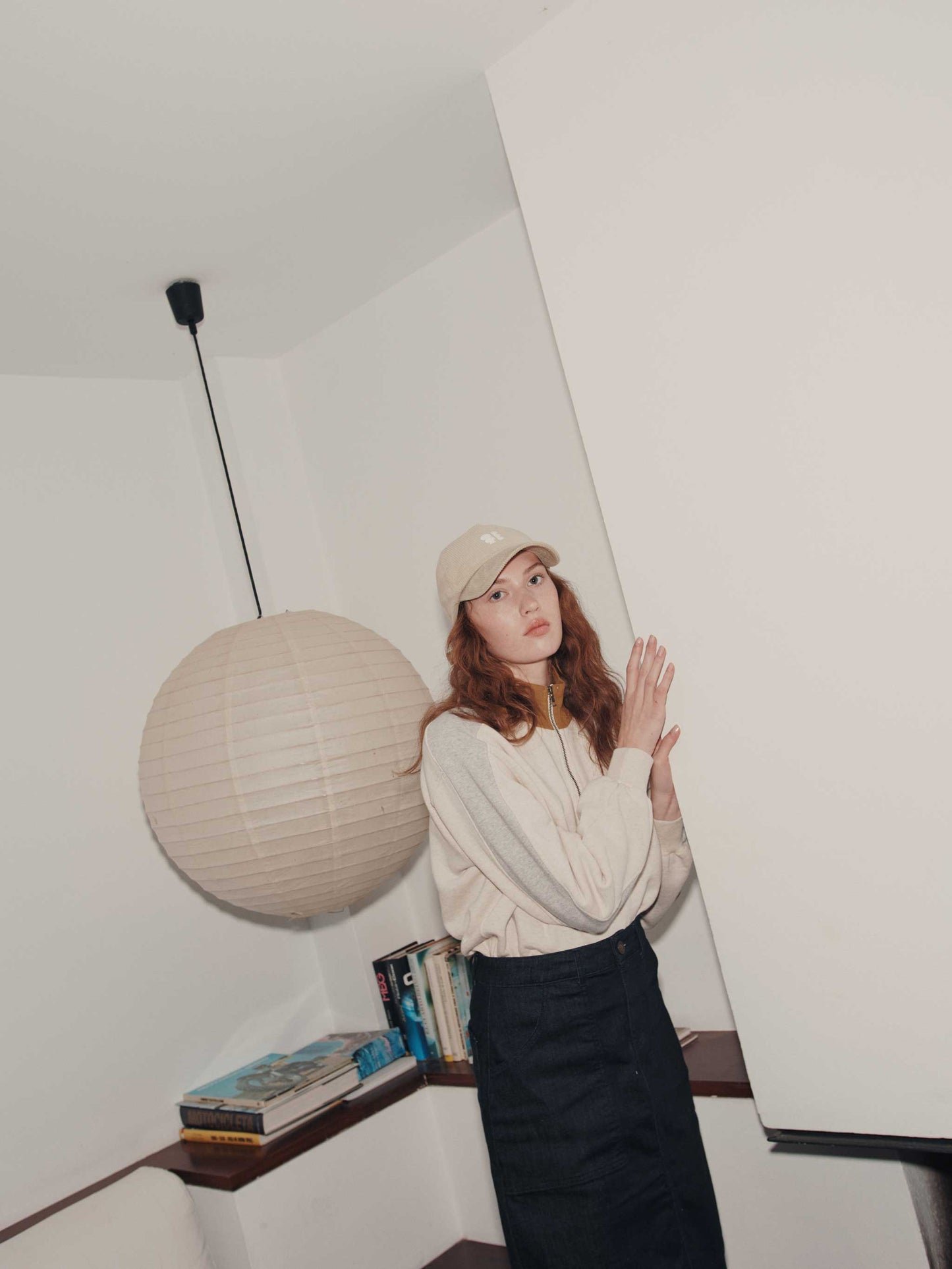 Color Block zip sweatshirt