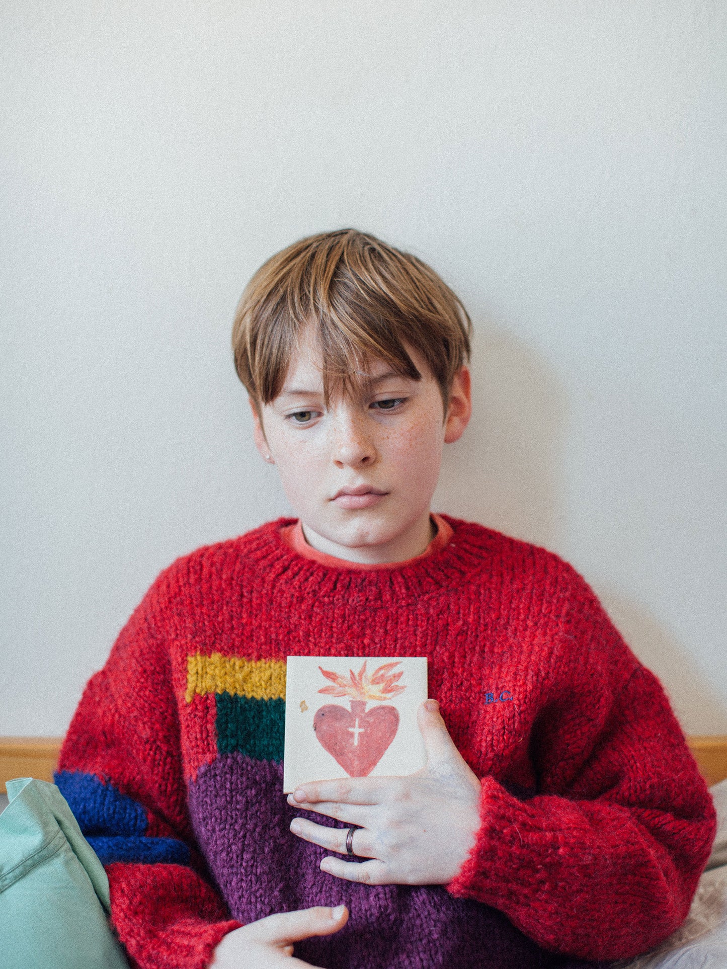Top Of The Hill chunky knit intarsia jumper